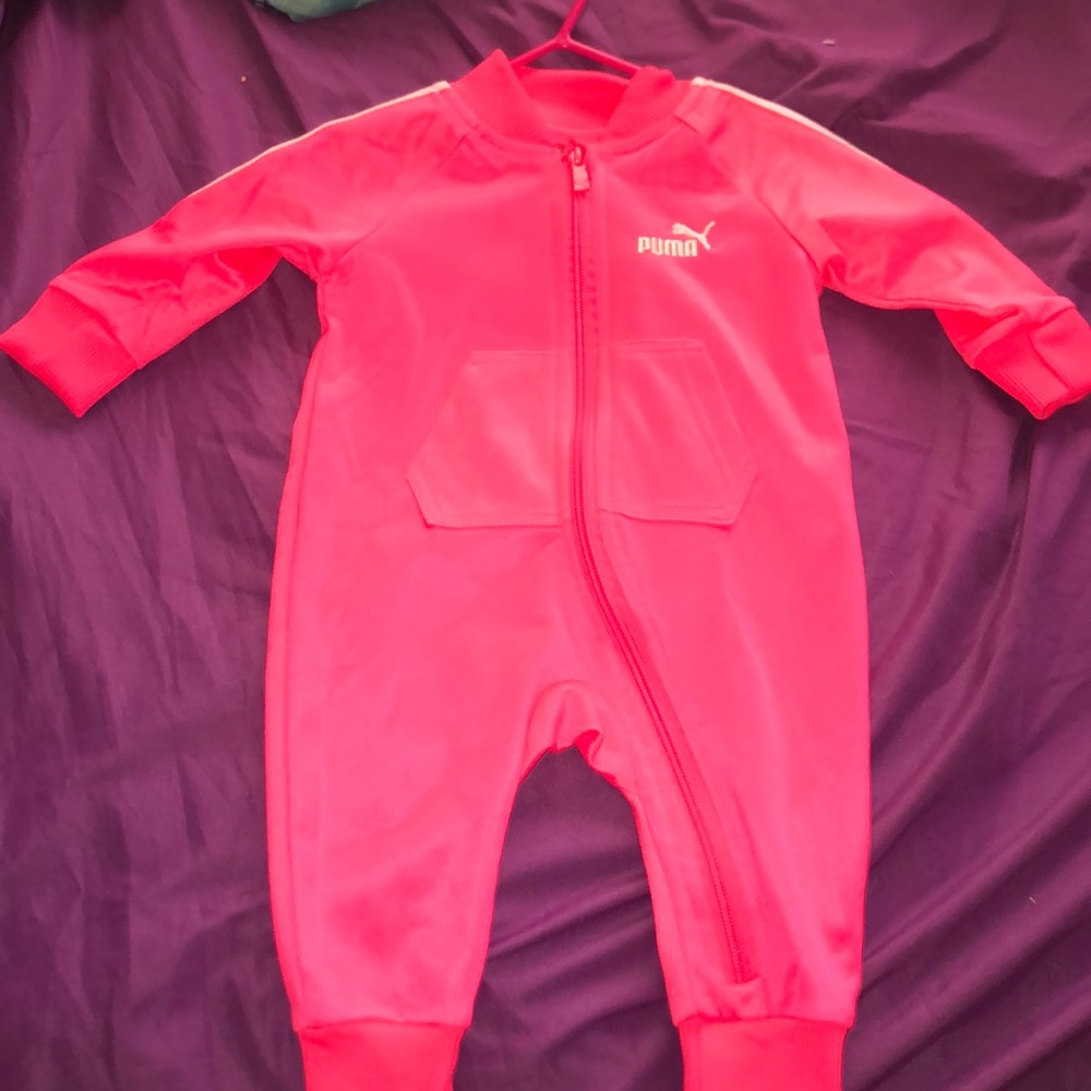 Pink puma one piece